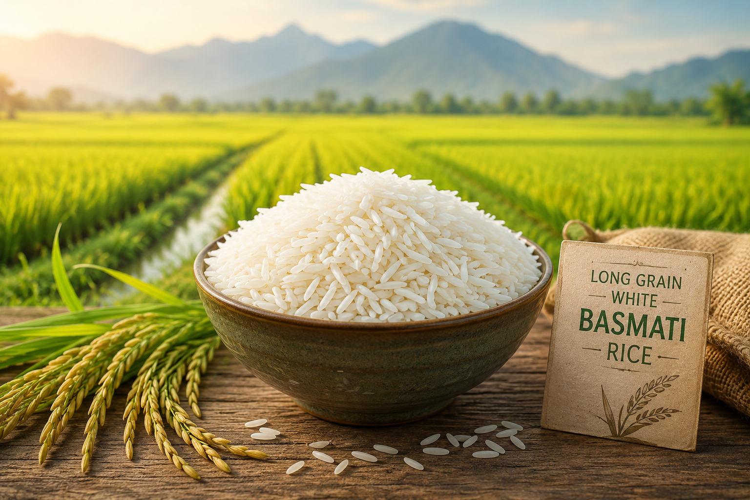 white basmati rice